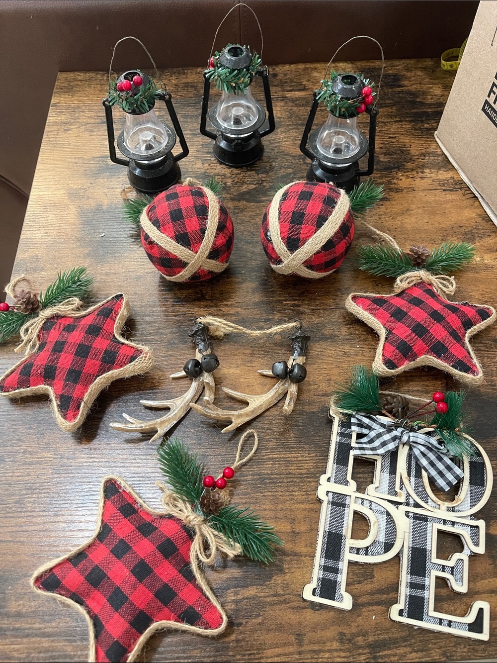 Holiday Time Antler Ornament plus 4 bonus ornaments.